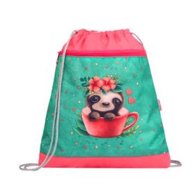   BELMIL -Tornazsák -"Cute sloth", zöld-rózsaszín, lajhár