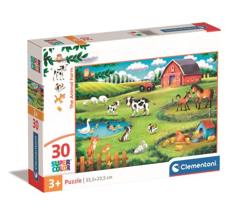 Clementoni - Puzzle 30 db -  Az állatfarm