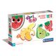 Clementoni -  Első kirakóm - Puzzle - 2-3-4-5 db - Gyümölcsök