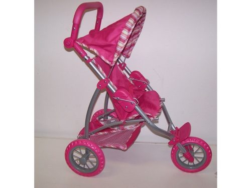 Háromkerekű sport babakocsi - rózsaszín