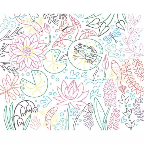 Auzou - Kreatív festés számok szerint - Természet