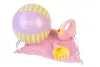 Quut – Strandolós játék készlet - banánsárga/pink