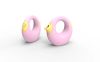 Quut – Strandolós játék készlet - banánsárga/pink