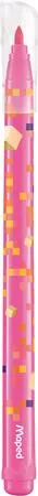 Filctoll készlet, 2,8 mm, kimosható, MAPED "Pixel Party", 12 különböző szín 