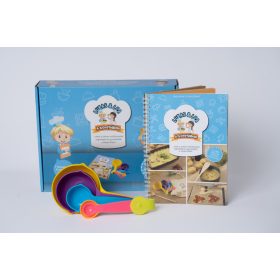   “Lukas & Lea a konyhában” kék szett – Előételek, főételek, desszertek