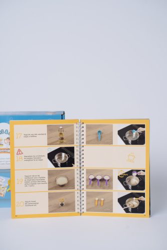 “Lukas & Lea a konyhában” kék szett – Előételek, főételek, desszertek