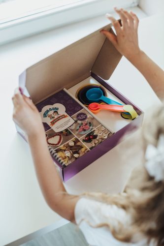 “Lukas & Lea a konyhában” kék szett – Előételek, főételek, desszertek