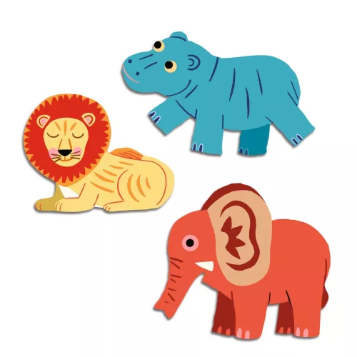 Djeco - Matricák - Szafari - Safari animals