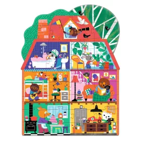   Djeco - Óriás puzzle - A Kisbarátok Háza, 36 db-os - The Little Buddies' House