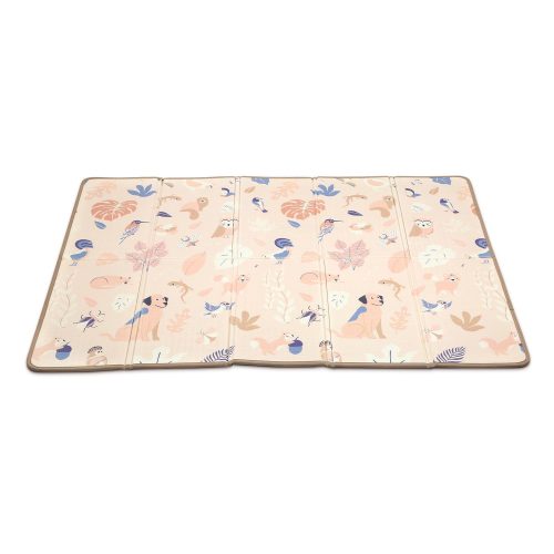 LUDI - Kétoldalú összecsukható játszó szőnyeg - állatos