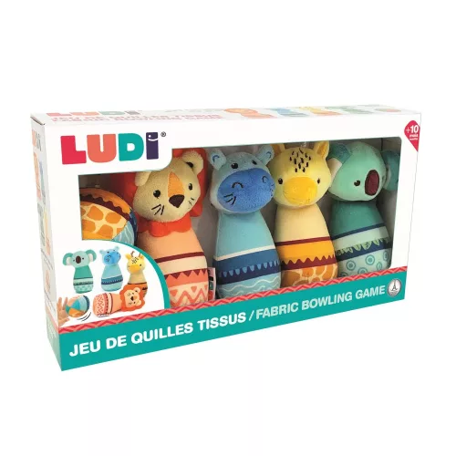 LUDI - Plüss Baby Bowling - Állatok