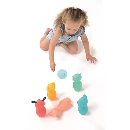 LUDI - Számozott állatos puha bowling