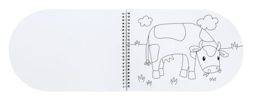 Little Dutch - Kifestő könyv - Little Farm - 4 színű festékkel