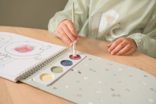 Little Dutch - Kifestő könyv - Little Farm - 4 színű festékkel