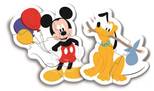 Clementoni -  Első  puzzle - 3, 6, 9, 12 db-os - Mickey és barátai