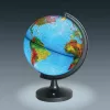 Edu-Toys - Térképészeti földgömb LED világítással és állvánnyal, 28 cm-es 