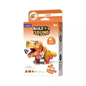 MierEdu - Hangot adó 3D állatos puzzle - T-rex