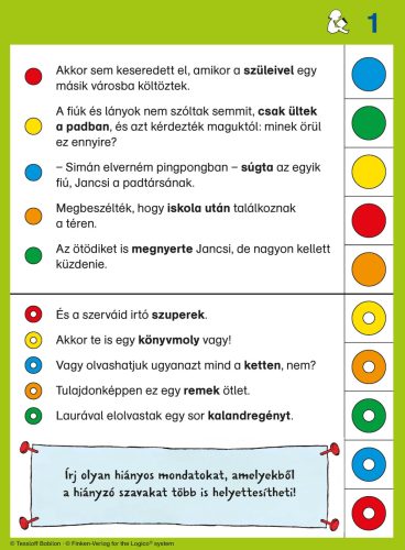 LOGICO Piccolo 5406a –Anyanyelv - Mesés szövegértés