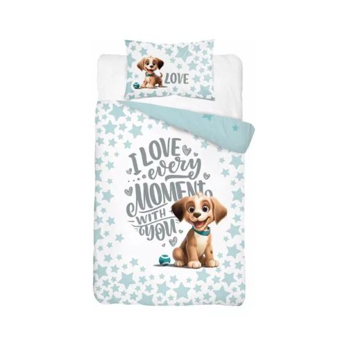 Kutyusos bambuszos ovis ágyneműhuzat ( Lucky) - Prémium minőség