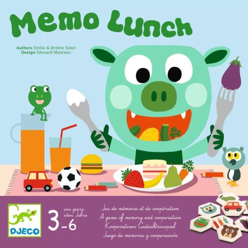 Djeco - Memóriajáték - Vacsora - Memo lunch
