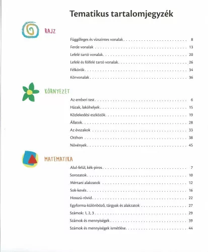 Készülünk az iskolára - 3-4 éveseknek