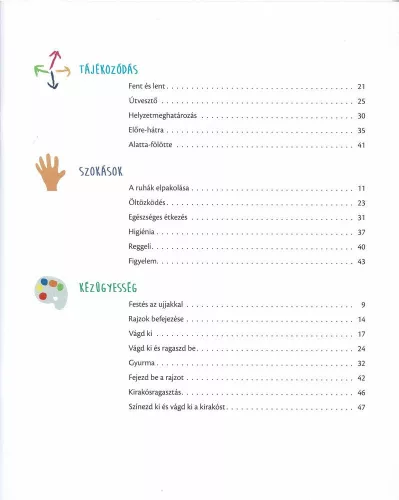 Készülünk az iskolára - 3-4 éveseknek