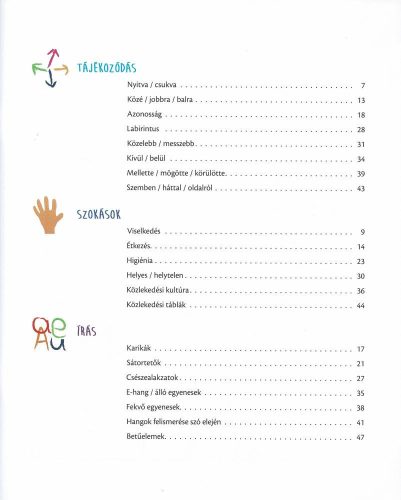 Készülünk az iskolára - 4-5 éveseknek