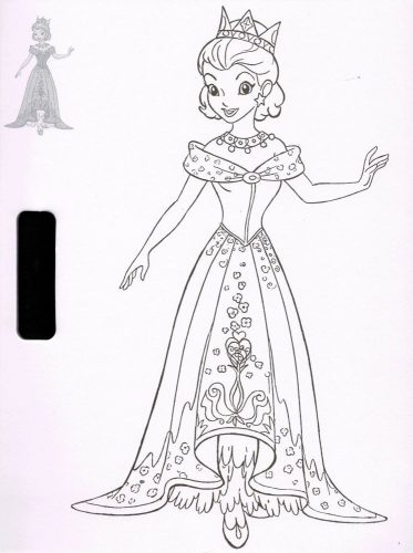 Színező matricákkal - Hercegnők