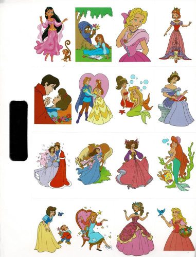 Színező matricákkal - Hercegnők