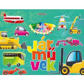 Színező matricákkal - Járművek