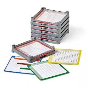   Cuisenaire - Tálca, feladatlapokkal - matematikai színes rúd készlethez (1db)