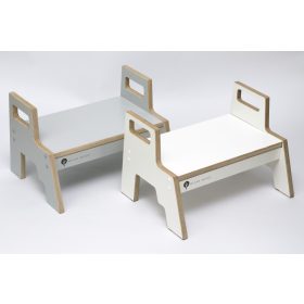 MecanWood Egylépcsős mini fellépő - Világos szürke