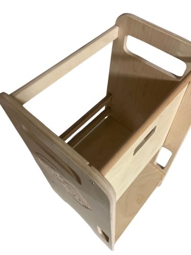 MecanWood Extra biztonságos konyhai fellépő - Fa extra védőréteggel