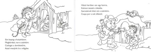 Kifestőfüzet ovisoknak - Morzsi karácsonya