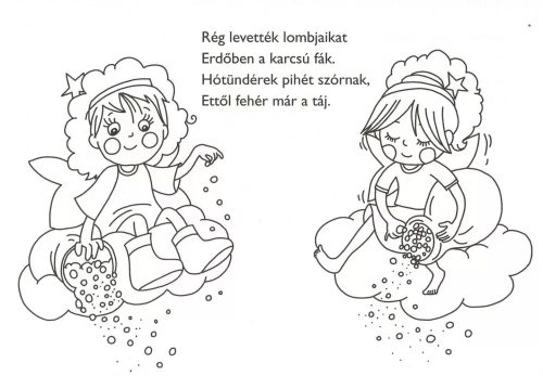 Kifestőfüzet ovisoknak - Télapó és a mókusok