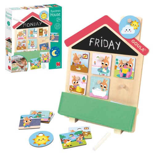  GOULA Napi tevékenységeim házikó, 24 hó+