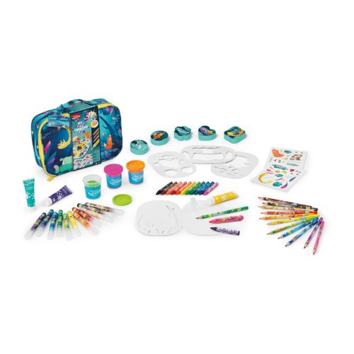 MAPED CREATIV - 50 darabos Kreatív bőrönd, kiegészítőkkel,  "Jungle Fever"