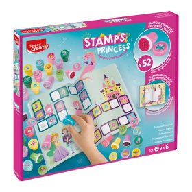   MAPED CREATIV - Nyomdázó készlet, foglalkoztató füzettel - Hercegnős