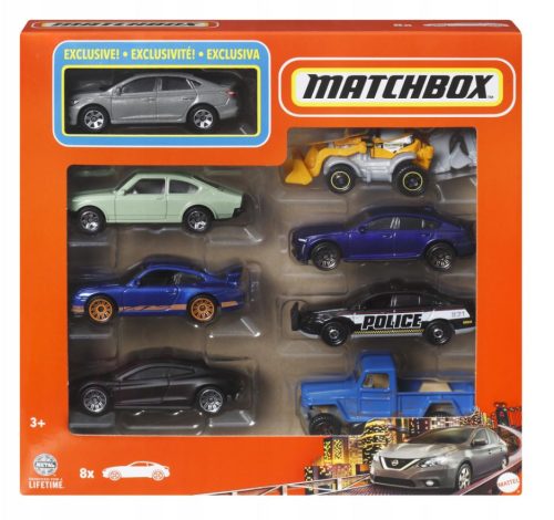 Matchbox - 8 db-os készlet - Kisautók, többféle