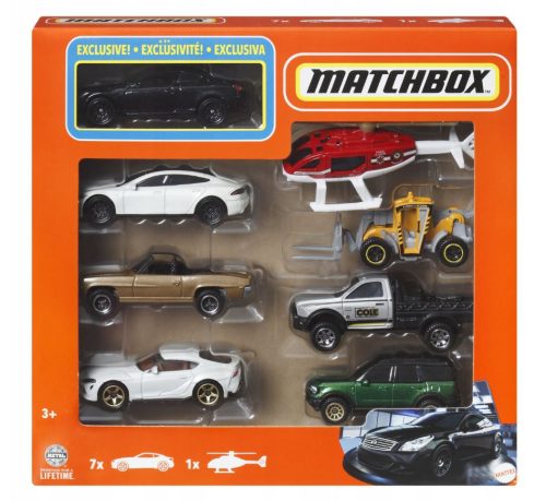 Matchbox - 8 db-os készlet - Kisautók, többféle