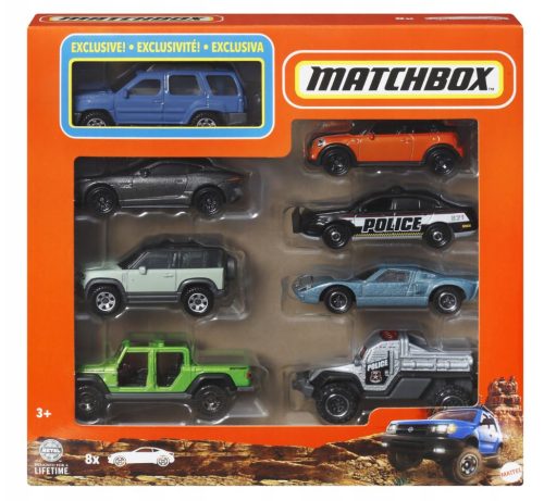 Matchbox - 8 db-os készlet - Kisautók, többféle