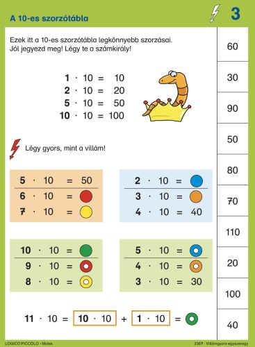 LOGICO Piccolo – Matek – Villámgyors egyszeregy