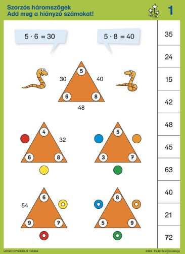 LOGICO Piccolo – Matek – Fejtörős egyszeregy