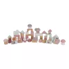 Little Dutch fa építőkocka 50 db - Fairy Garden