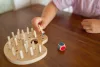 BS Toys - Festékpaletta fa memóriajáték