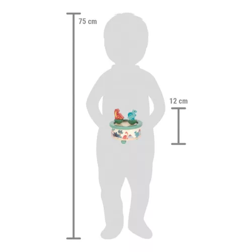 Legler Mozgó figurás zenedoboz - Dinoszauruszos