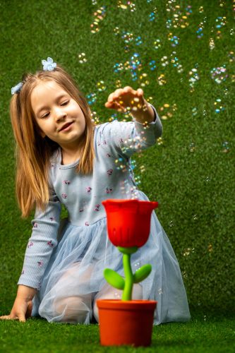 FruBlu Fény és zene bubigép Rózsa