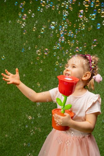 FruBlu Fény és zene bubigép Rózsa