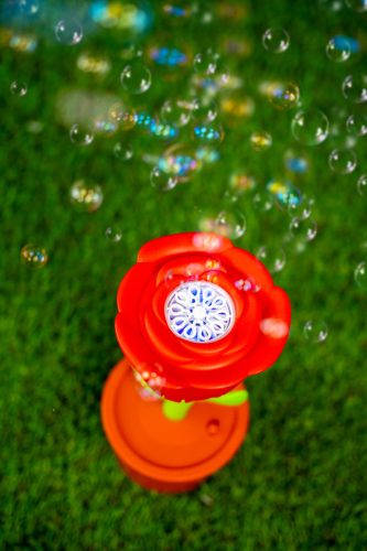 FruBlu Fény és zene bubigép Rózsa