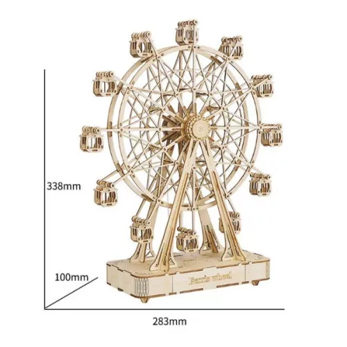 Zenélő óriáskerék - 232db-os 3D modell 
